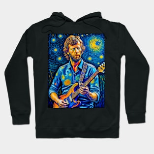 Eric Clapton in starry night Hoodie